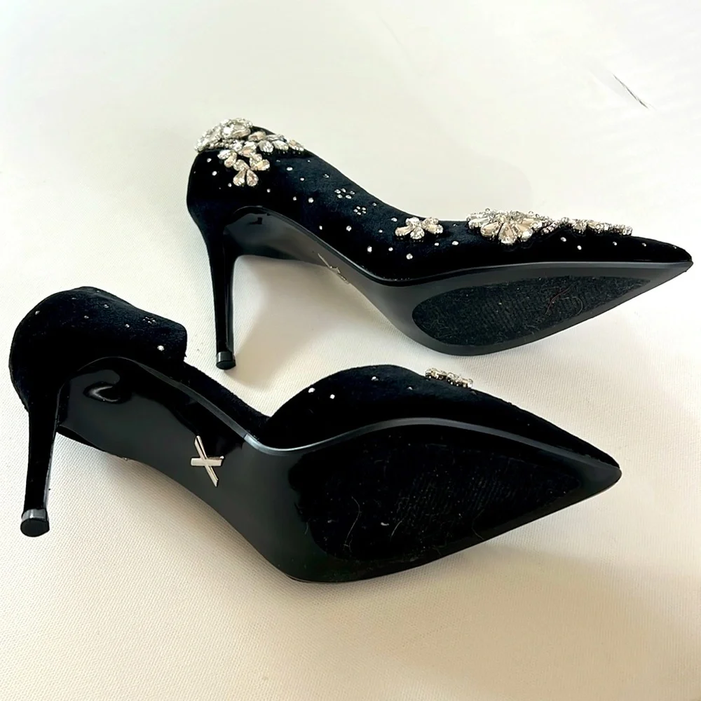 Express Rhinestone 4” Heels - Picture 6 of 7
